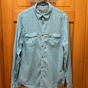 Calvin‎ Klein Jeans Blue Dress Shirt